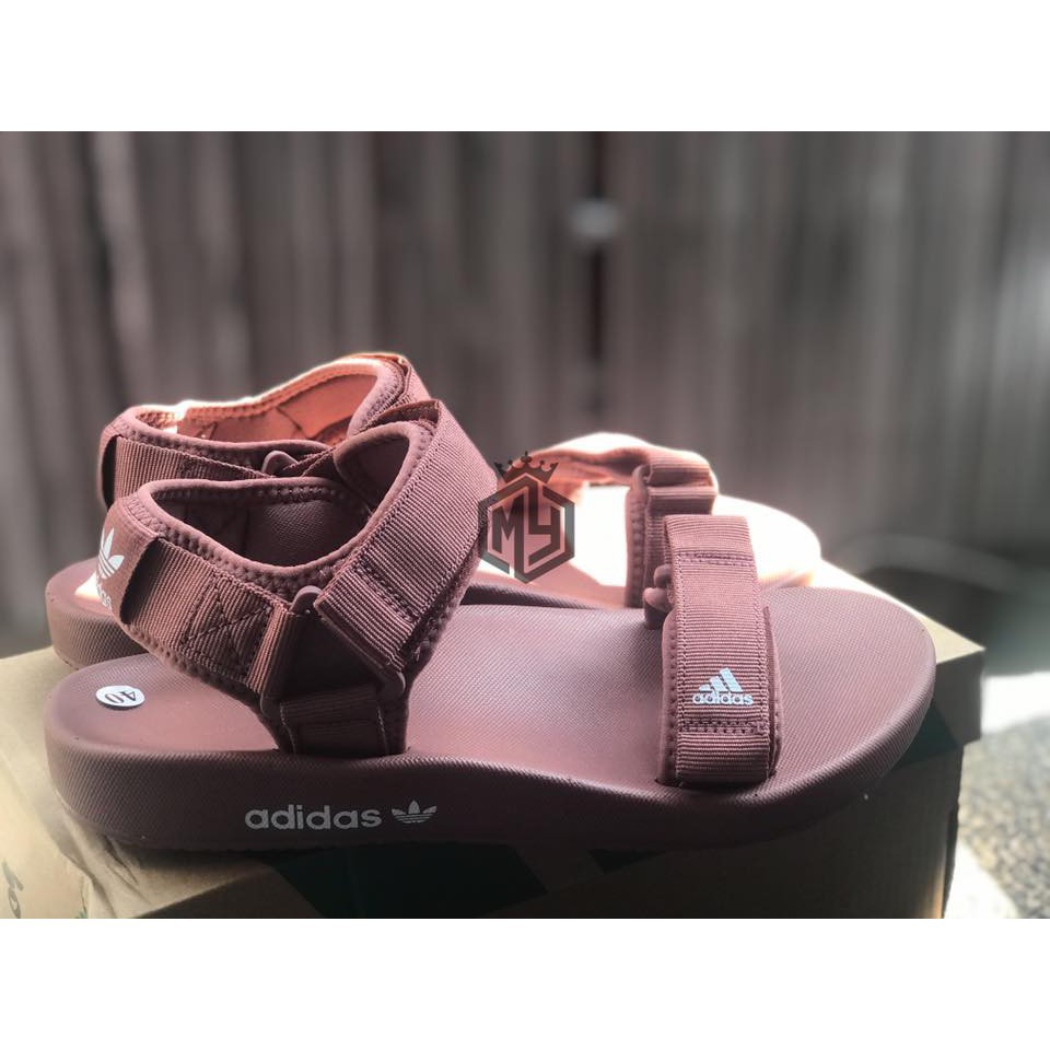 adidas sandals rose gold