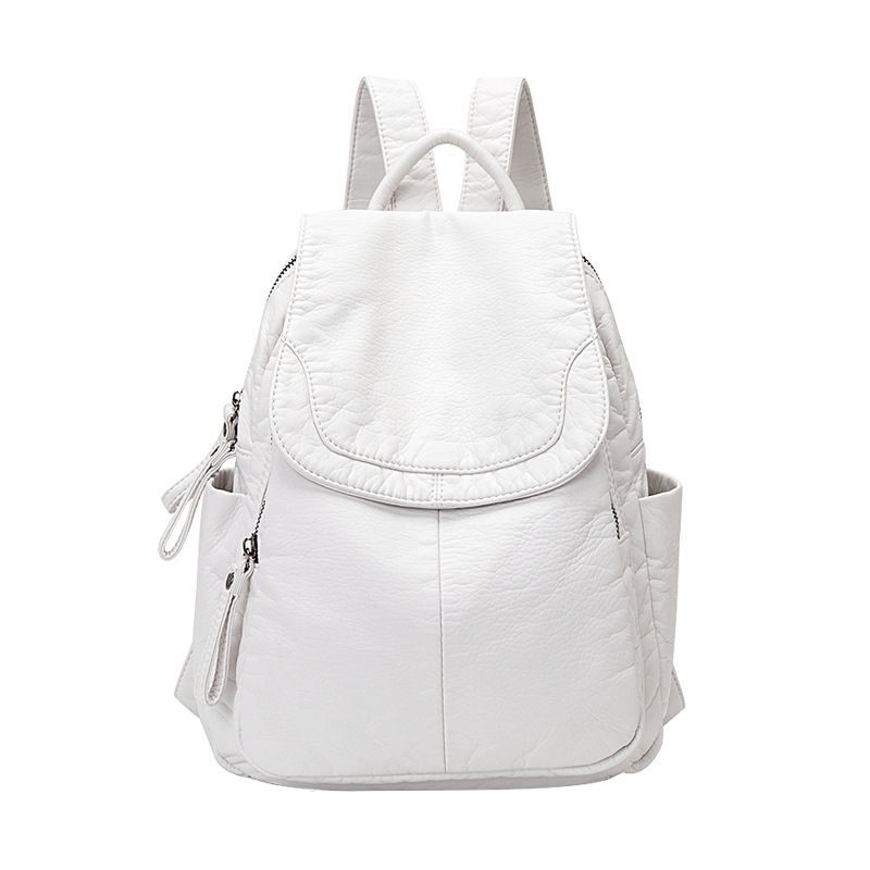 soft leather backpack womens