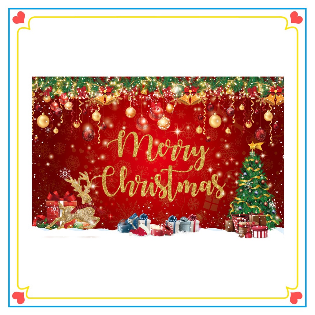 Christmas Flag 3x5 FT , Large Merry Christmas House Flags for Outside