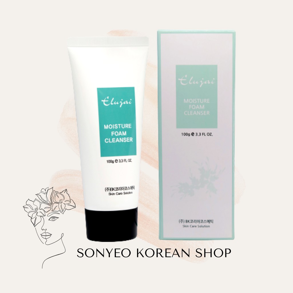 Elujai Moisture Foam Cleanser 100g Shopee Philippines