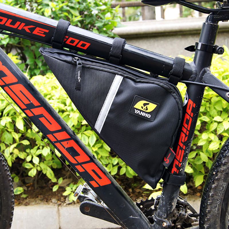 triangle frame bag bike
