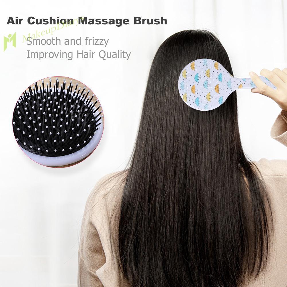Cute Anti Static Hair Brush Massage Comb Shower Wet Detangle