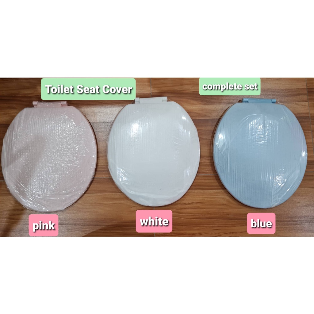 Toilet Bowl Seat Cover Universal High Quality Bathroom Seat Cover Complete Set Shopee Philippines