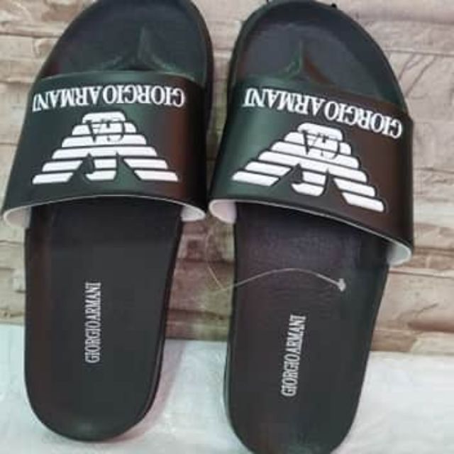 giorgio armani slides