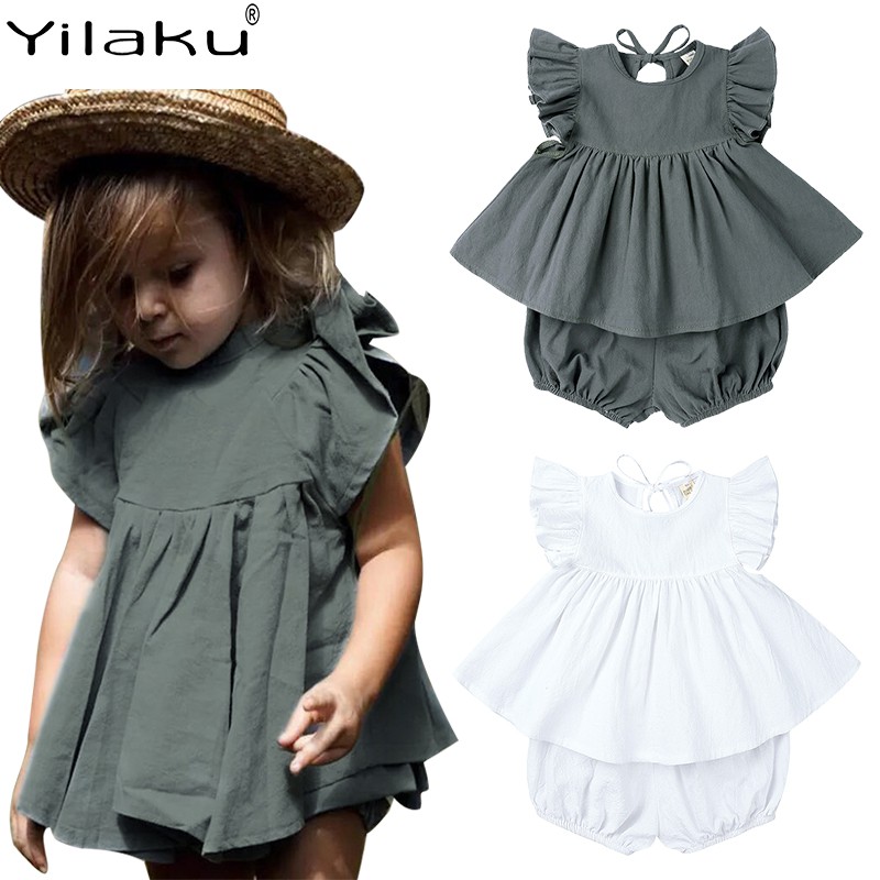 linen baby girl clothes