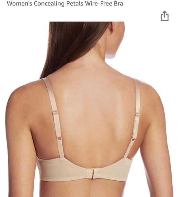 sports bra with concealing petals