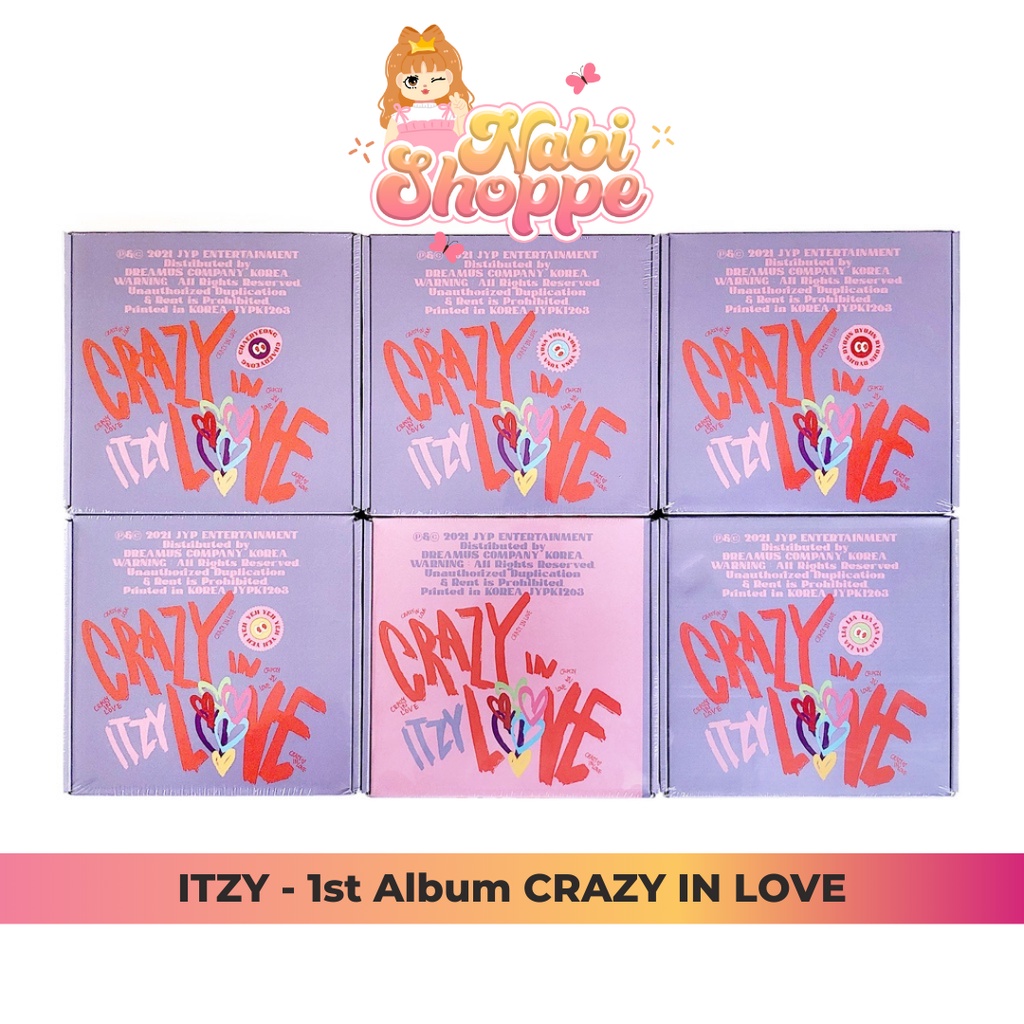 【SG Shopee チェリョン】ITZY crazy in love トレカ ITZY 1st Album Crazy In Love Official Photocard Yeji Lia