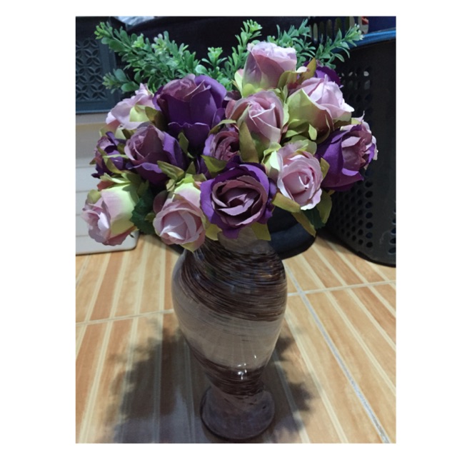 Flower Vase / Home Decor (Flowers Included) Shopee Philippines