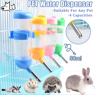 60ML/80ML/125ML/250MLCat Hamster Water Fountain Dog Drinking Bowl Pet Water Dispenser Drinker Feeder