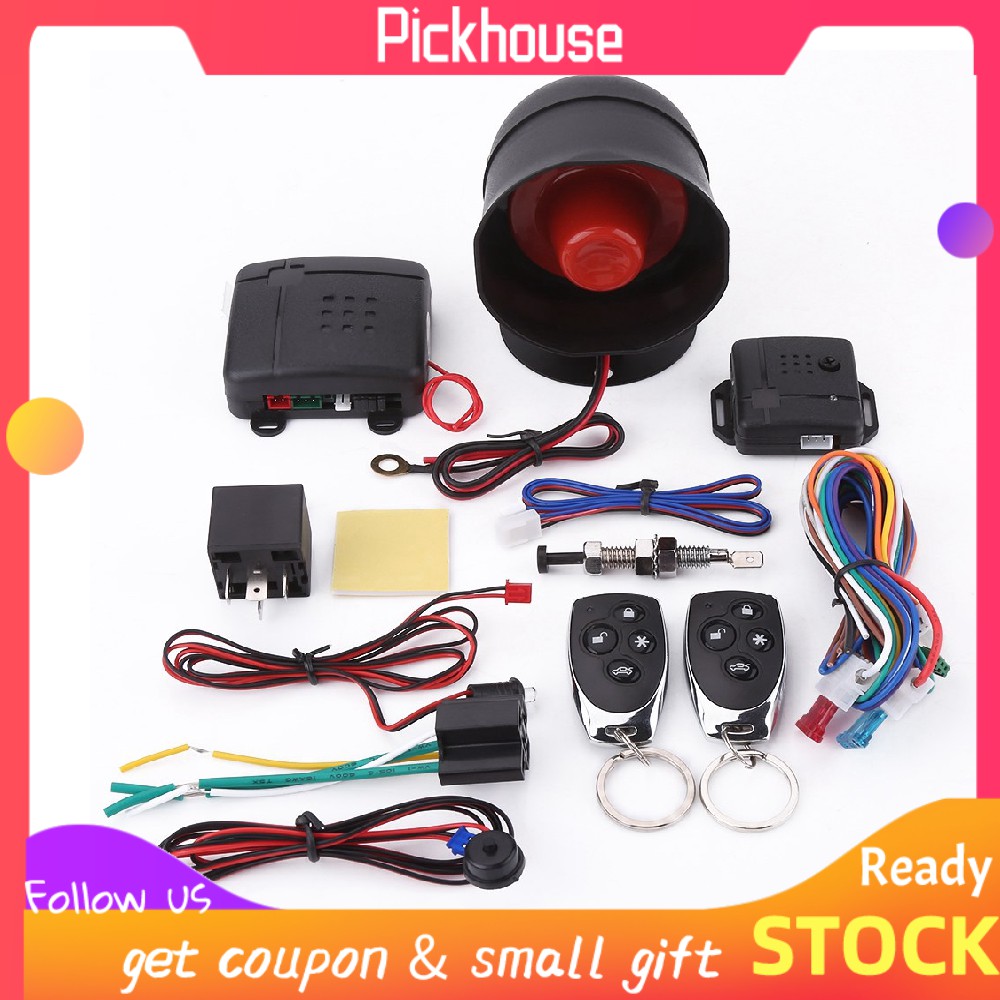 PCK Universal Car Alarm Security Protection System ...