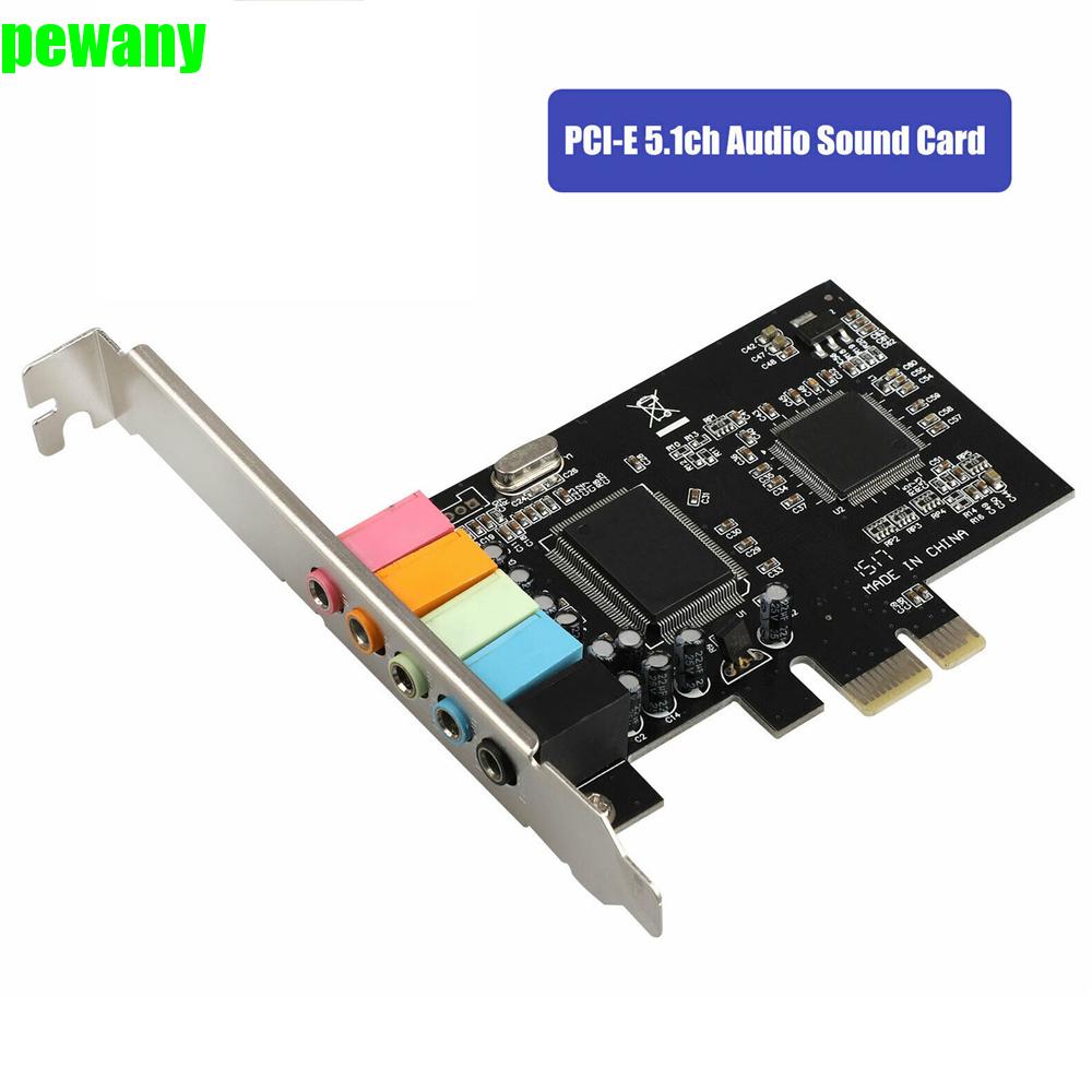 Pewany Pc Sound Card 5 1 Ch Audio Digital Adapter 6 Channel Cmi8738 Computer Durable Pci Express Pci E8738 Pcie Shopee Philippines