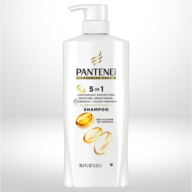 Pantene Pro V Advanced Care 5 In 1 Shampoo 38 2oz 1 13l Pump Bottle Made In Usa Shopee Philippines