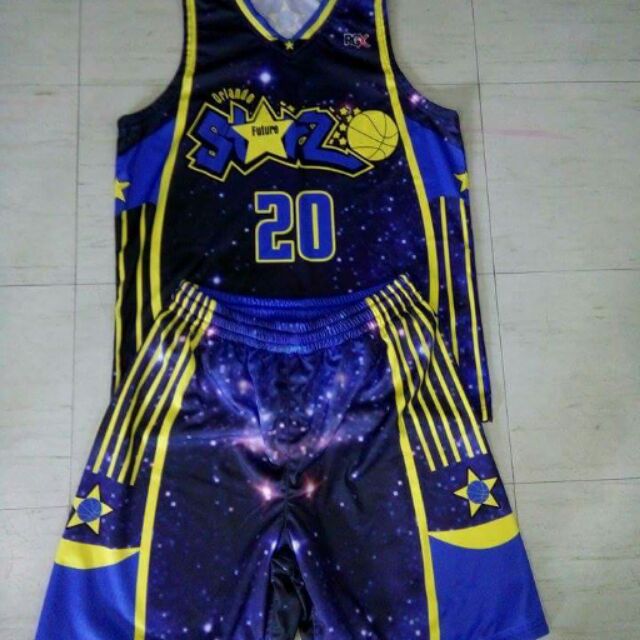 blue basketball jersey design