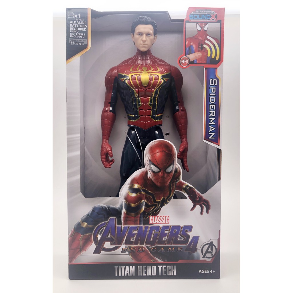 Toys Titan Hero Iron Spider New W O Mask Shopee Philippines - iron spider mask roblox
