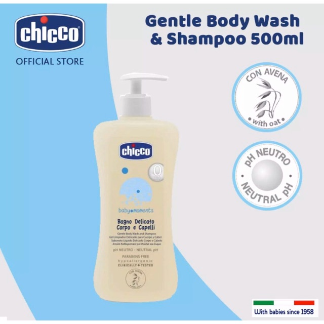 chicco wash and shampoo