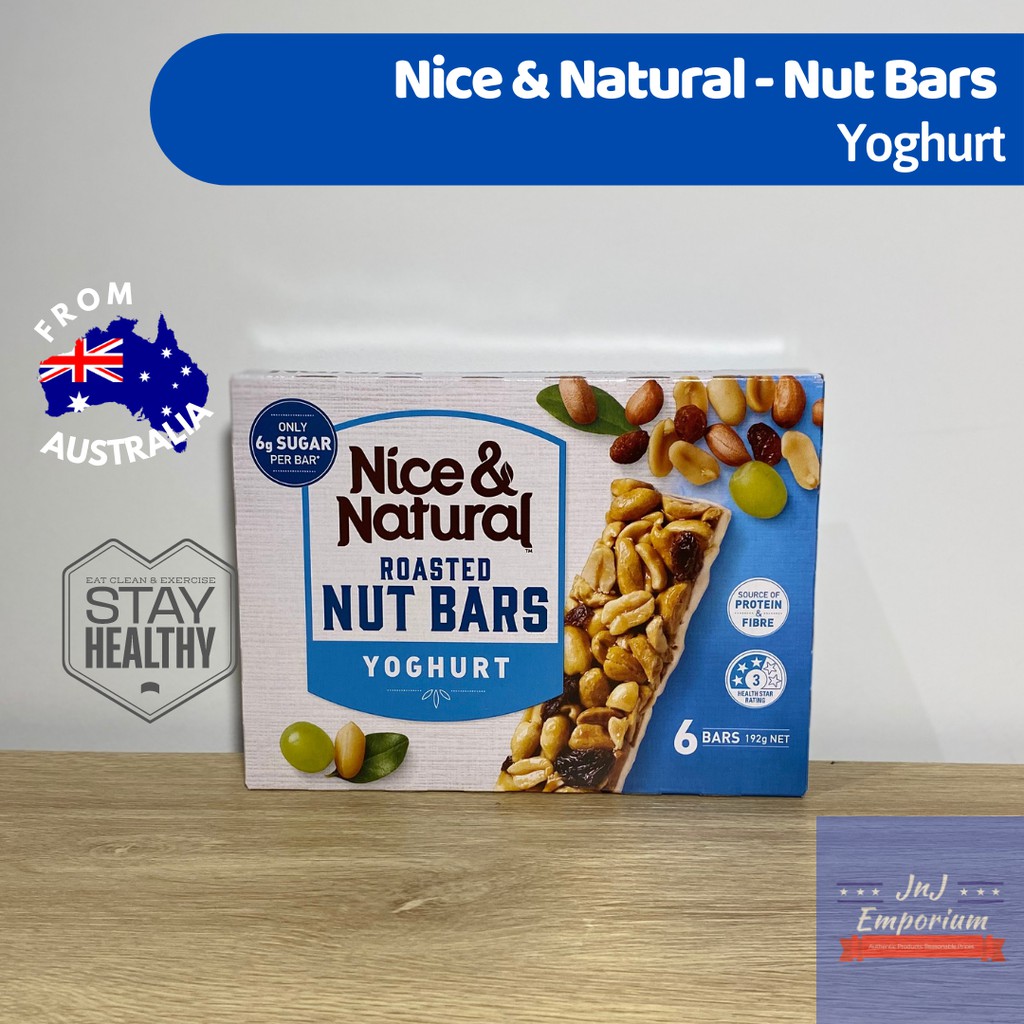 Nice & Natural Nut Bar Yoghurt 6 pack Shopee Philippines