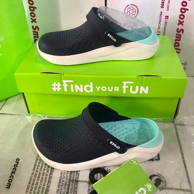 mint color crocs