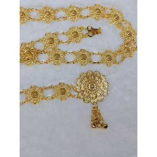 Thai jewelry Thai dress belt, golden belt #7