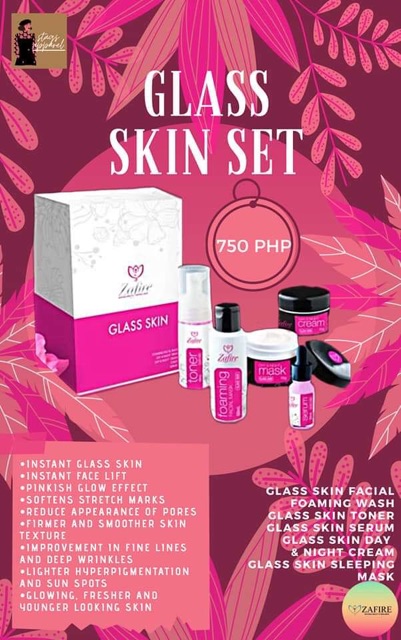 korean glass skin set