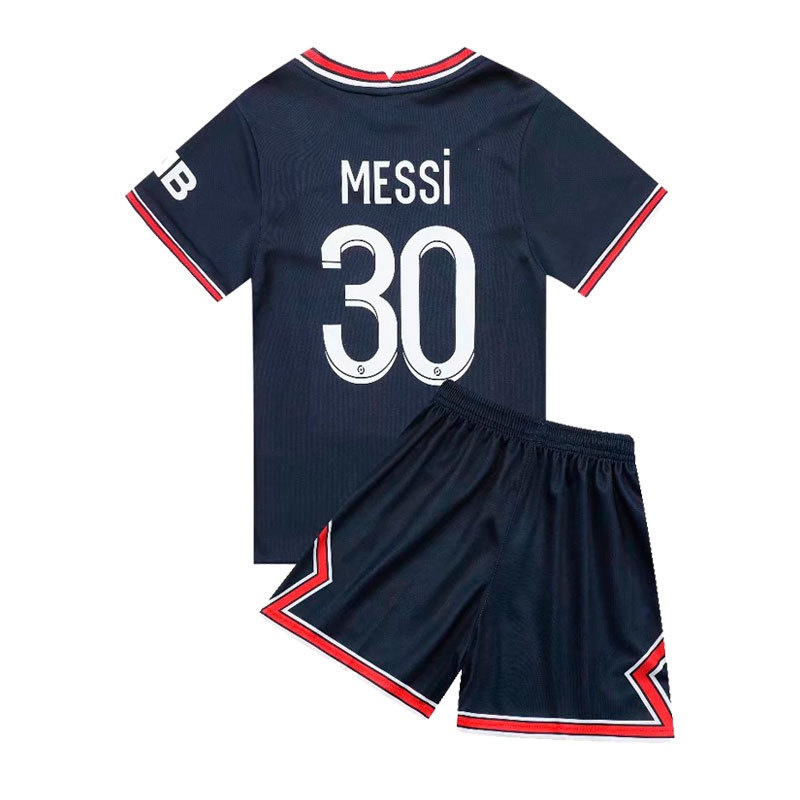 Messi 2022-2023 PSG Soccer Jersey Activewear for Kids and Adults 