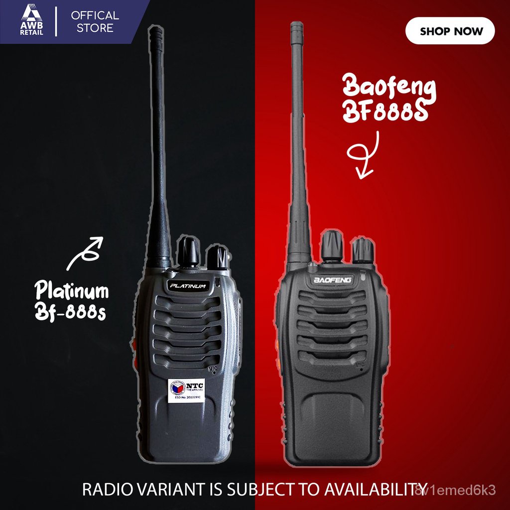 Baofeng/Platinum BF888s Walkie Talkie UHF Transceiver TwoWay Radio