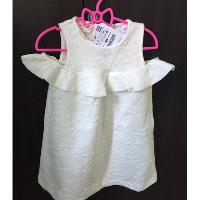 zara kids white dress