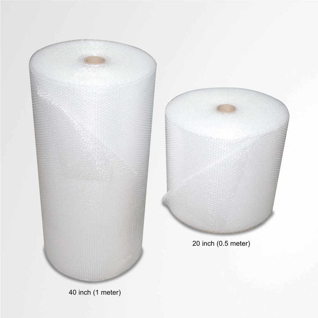 Bubble Wrap per Meter 20 or 40 inches 20" 40" Clear 40x100 20x100