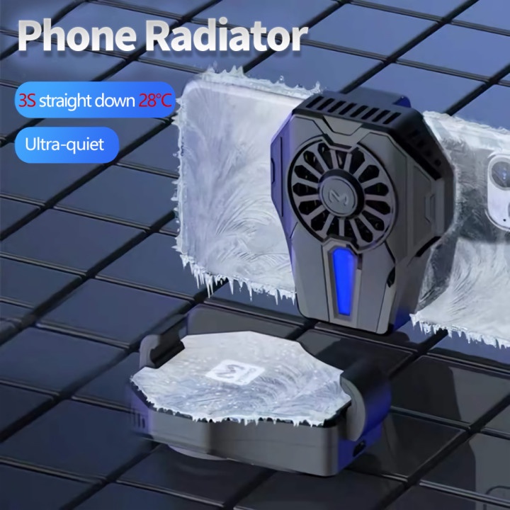 Phone Gaming Cooler Portable Mobile Phone Radiator Cooling Fan for