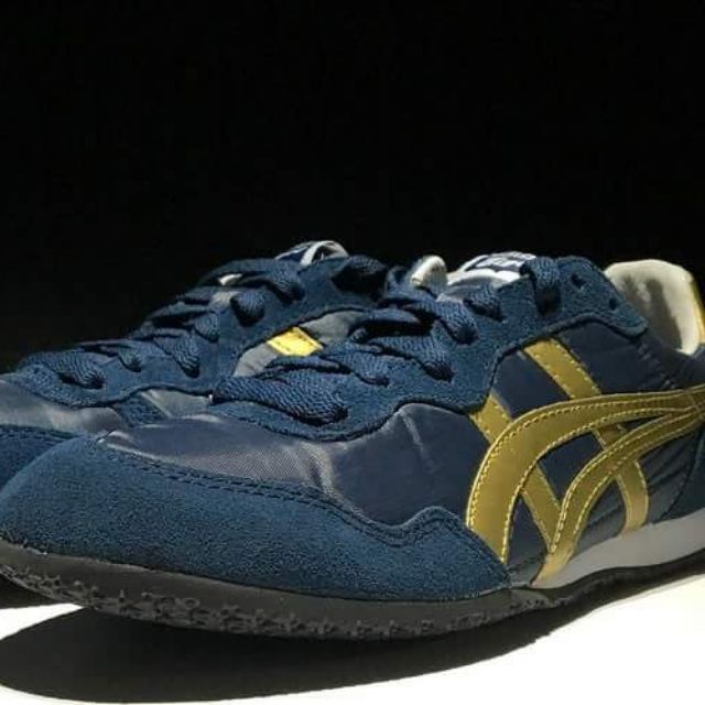 onitsuka tiger blue and gold