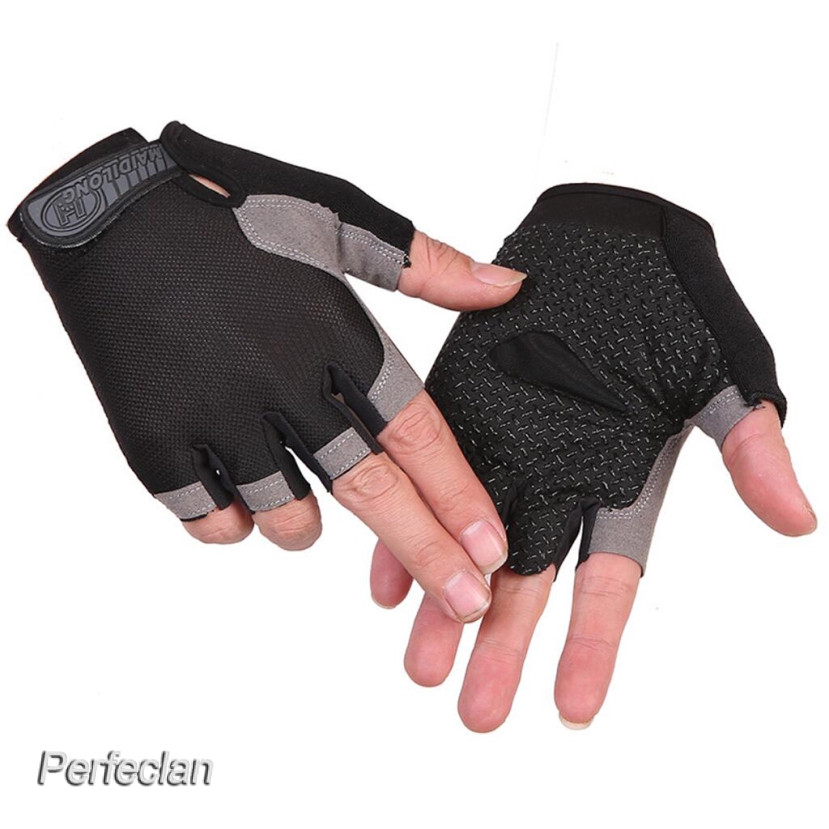 Fingerless Gloves for Men Women, UV Sun Protection, Half Finger Glove