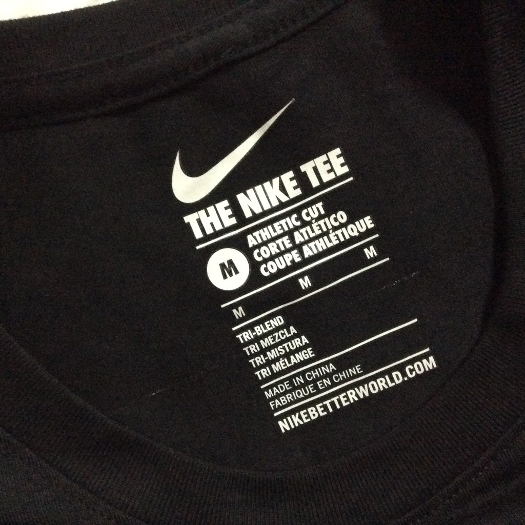 the nike tee athletic cut corte atletico