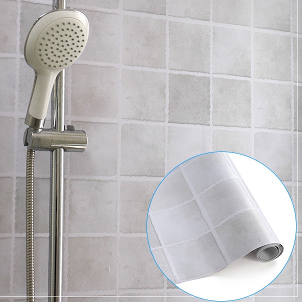 Self adhesive tile sticker/thickenened waterproof wall decoration/vinyl