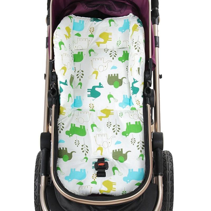 Soft Cartoon Pushchair Seat Liner Baby Pram Stroller Cushion Pad Double Side Mat #2