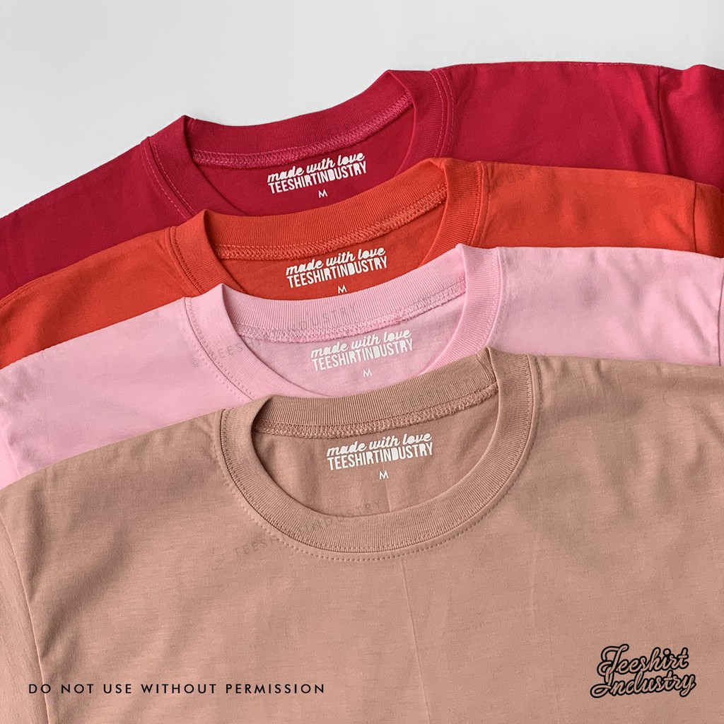SAKURA SERIES - Plain Roundneck Tee Shirts (Light Pink, Fuchsia Pink ...
