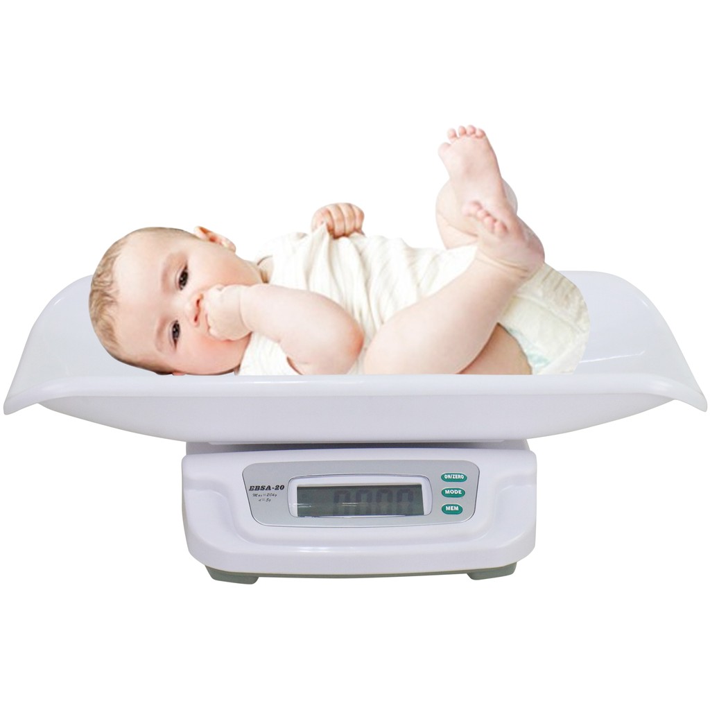 Baby Love EBSA20 Infant Baby Digital Weighing Scale with Tray 20.5kg