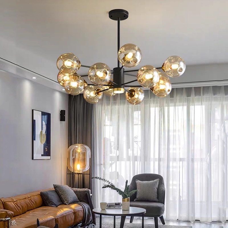 Nordic Chandelier MultiHead Led Ceiling Light Living Room light Dining