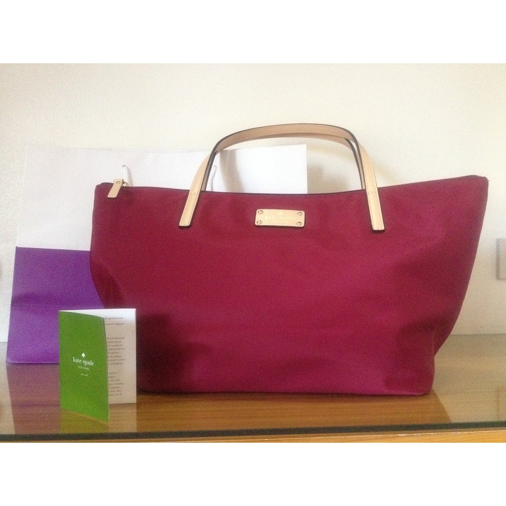 KATE SPADE Sophie Kennedy Park Bacchusred | Shopee Philippines