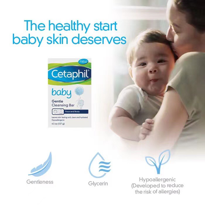 Cetaphil Baby Gentle Cleansing Bar 127g Shopee Philippines