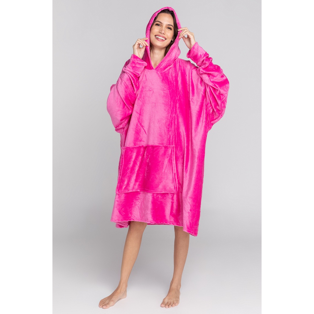 Gidie (Giant Hoodie) | Hot Pink (Regular Size) | Shopee Philippines