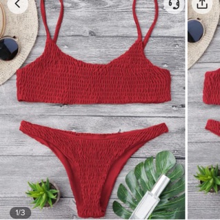red bikini zaful