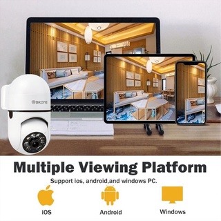 V380 Pro Z1 CCTV Bulb IP Camera Security CCTV Night Vision 360 Degree Motion Detection PTZ LED Light #8