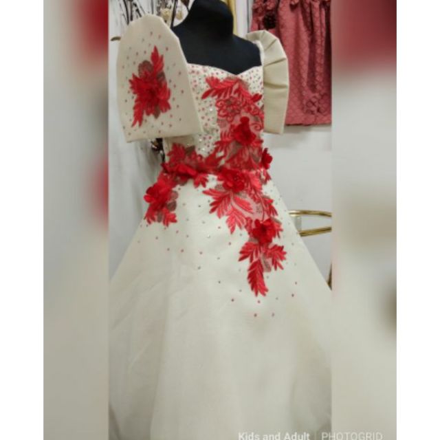 modern filipiniana gown for kids