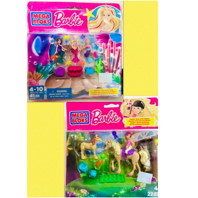 barbie mega bloks sets