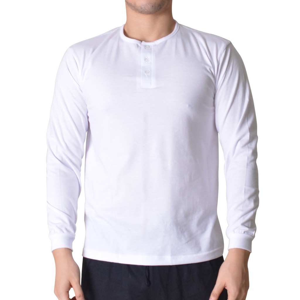 Sunjoy Organic Cotton Camisa de Chino Long Sleeves White | Shopee ...