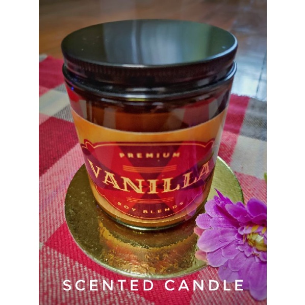 Scented Soy Blends Candles Kandila Relax Aromatherapy Wax (220 g