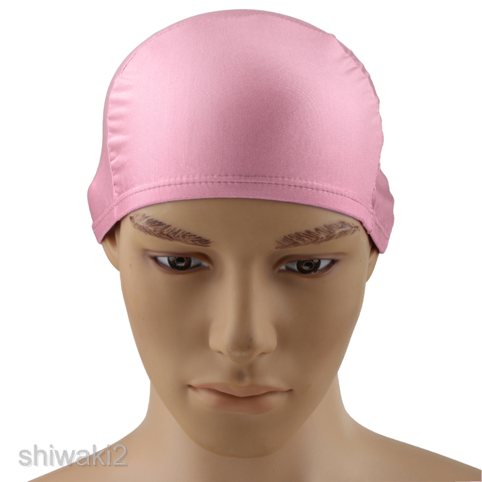 Adult Unisex Womens Mens Caps Swim Cap Pool Swimming Hat Long Hair