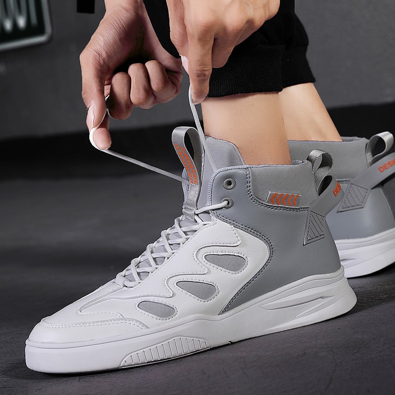 mens casual mid top shoes
