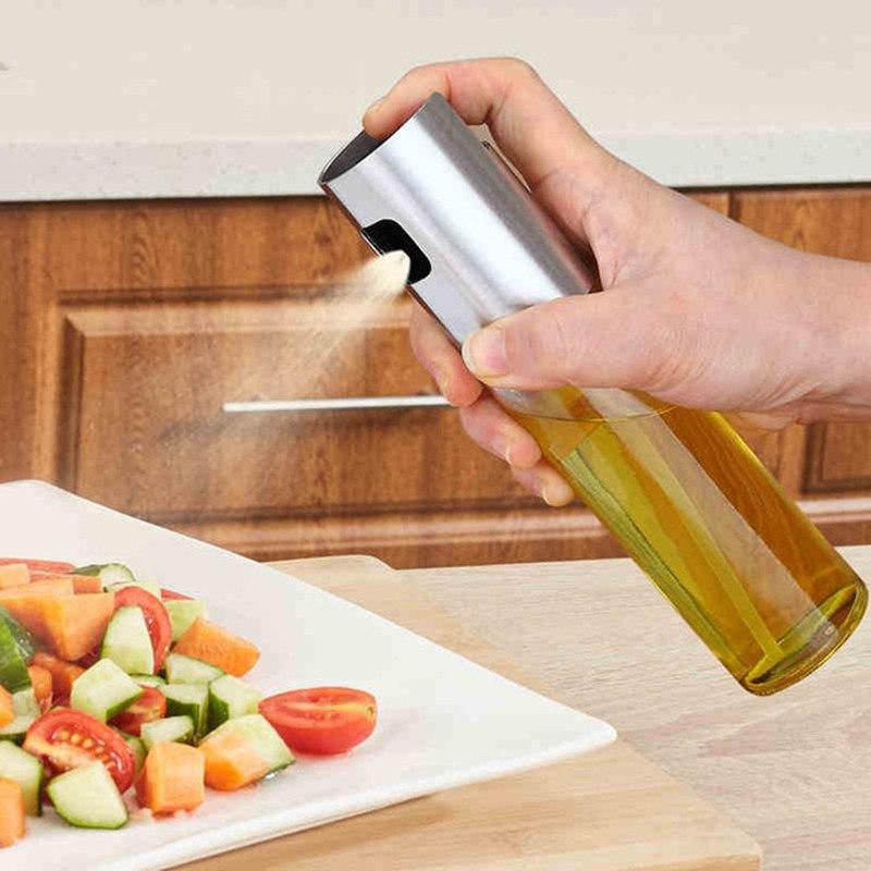 Kitchen Oil Sprayer Barbeque Sauce Vinegar Sprayer Olive Pump Spray