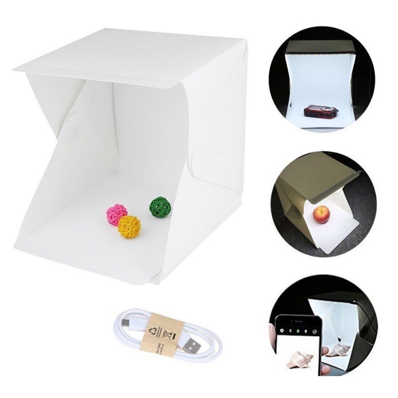 20cm 30cm 40cm Studio pictorial product light box foldable portable in a bag #3