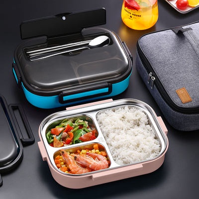 34 stainless steel insulated lunch box office lunch box compartment ...